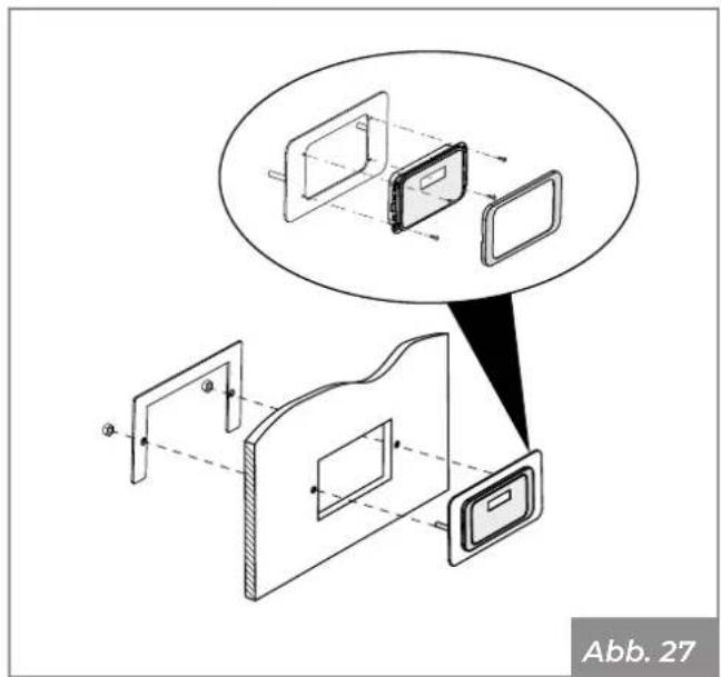 Palazzetti Ecofire KPE8 - Installieren des Bedienfelds - 1