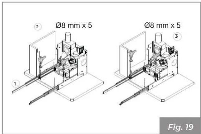 Palazzetti Ecofire KPE8 - Generator installation on the floor of a fireplace - 3