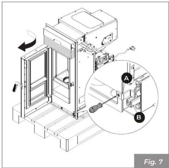 Palazzetti Ecofire KPE8 - Removal of the transport pallet - 1