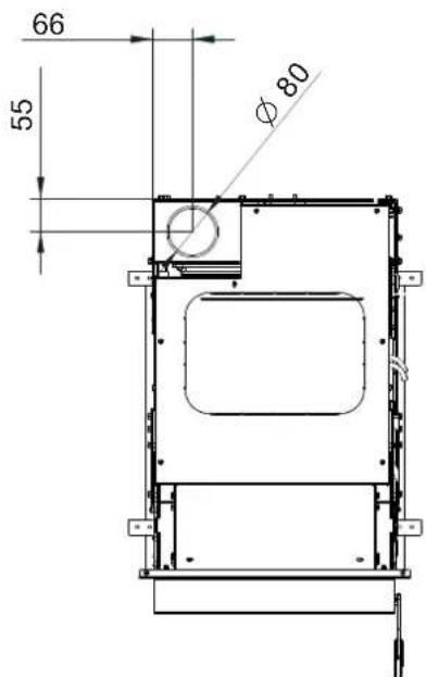 Palazzetti Ecofire KPE8 - Dimensioni - 3