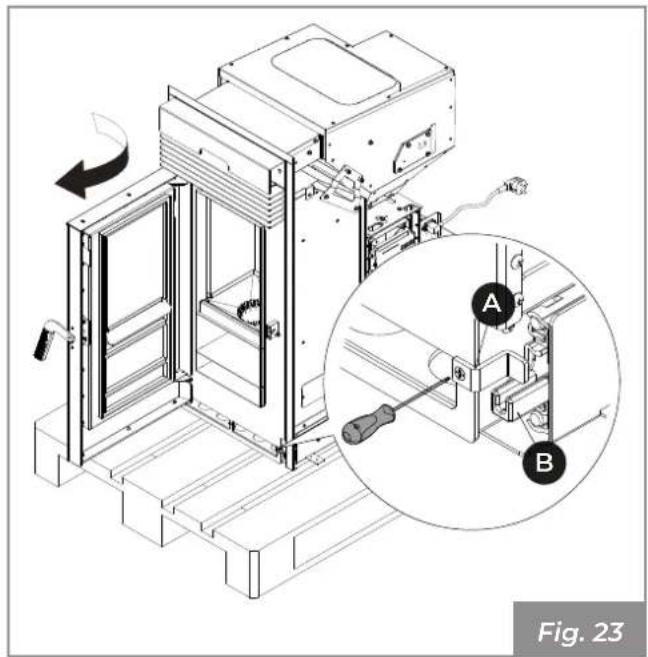 Palazzetti Ecofire KPE8 - Installation du générateur sur le plan d'une cheminée - 7