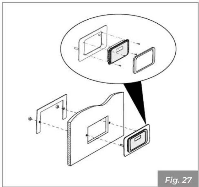 Palazzetti Ecofire KPE8 - Instalación del panel de control - 1