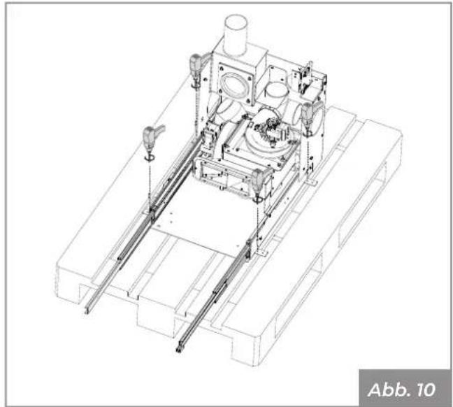 Palazzetti Ecofire KPE8 - Entfernen der Transportpalette - 4