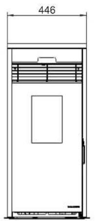Palazzetti Ecofire KPE8 - Dimensions - 1