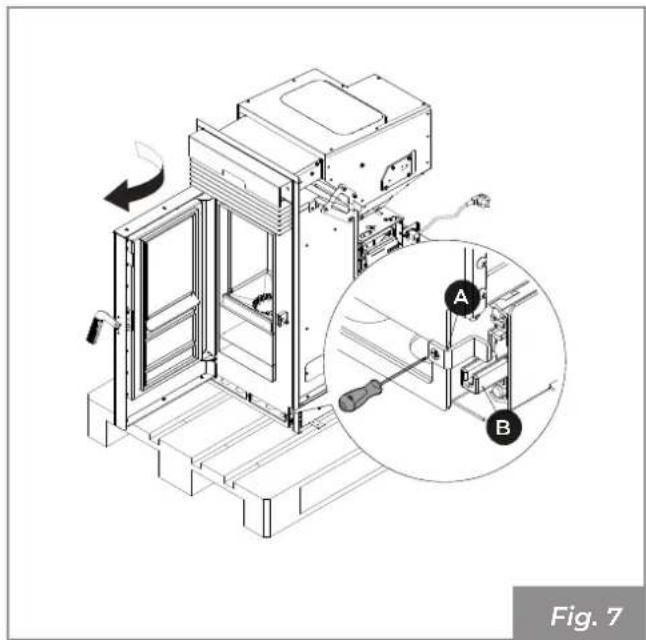 Palazzetti Ecofire KPE8 - Enlèvement de la palette de transport - 1