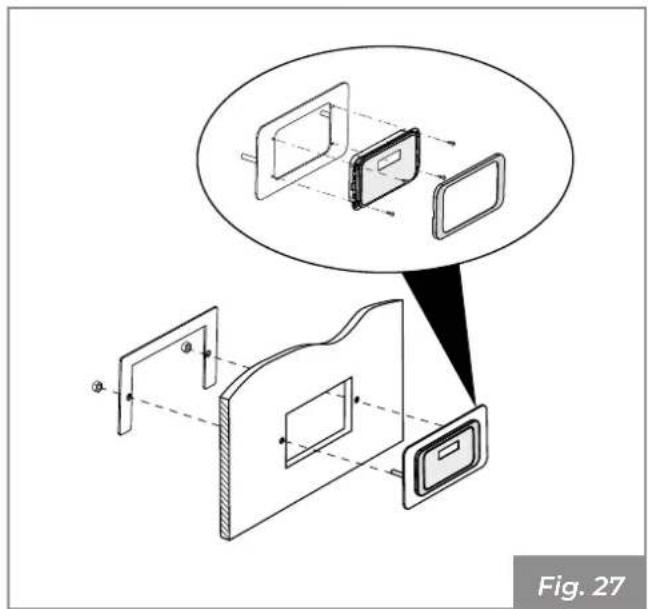 Palazzetti Ecofire KPE8 - Installazione del pannello di controllo - 1