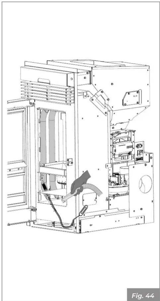 Palazzetti Ecofire KPE8 - Limpieza del conducto de humos - 1