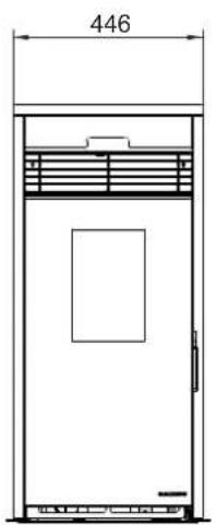 Palazzetti Ecofire KPE8 - Dimensioni - 1