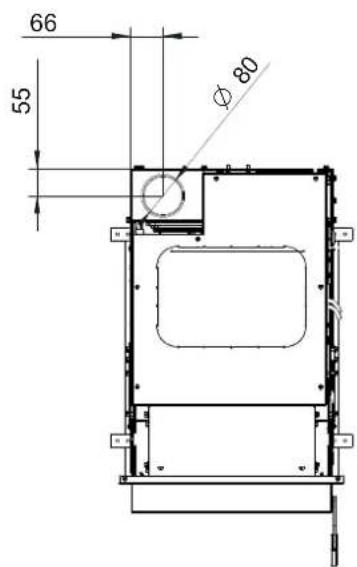 Palazzetti Ecofire KPE8 - Abmessungen - 3