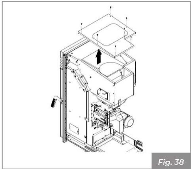 Palazzetti Ecofire KPE8 - Entretien de la vis sans fin - 1