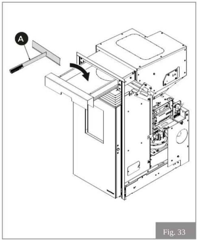 Palazzetti Ecofire KPE8 - Front pellet loading - 2