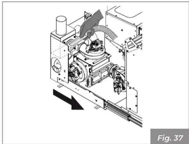 Palazzetti Ecofire KPE8 - Flue gas T-pipe maintenance - 2