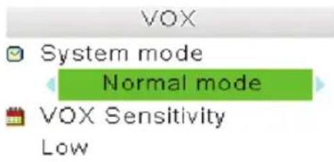 Luvion Easy Plus 2 - MENU>VOX - 3