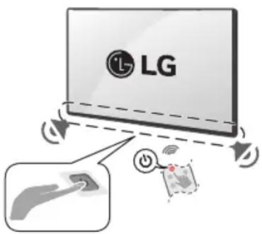 LG 55UA8450PSA - Turning on the TV - 1