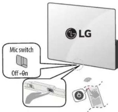 LG OLED55CS4VA - Turning on the TV - 1