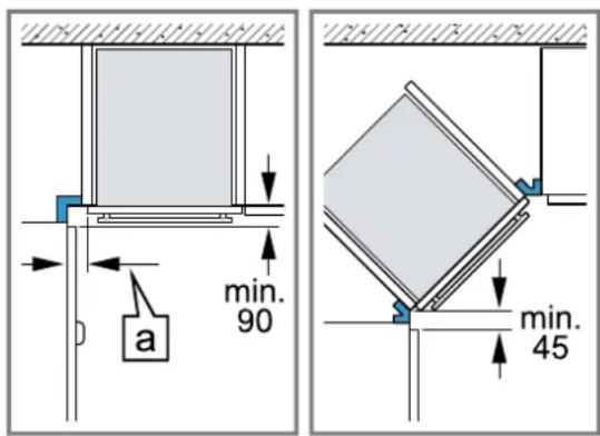 BOSCH HBA471BB0S - Installation dans un angle - 1