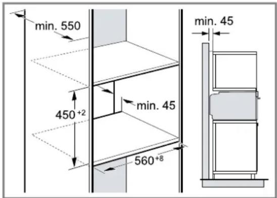 BOSCH CMG976KB1F - Installation dans un meuble haut - 1