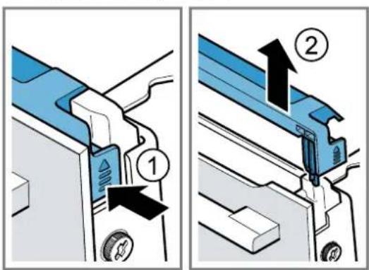 BOSCH CMG976KB1F - Enlever le recouvrement de porte - 1