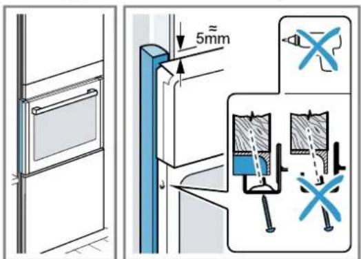 BOSCH CMG976KB1F - Pour les cuisines sans poignée avec baguette poignée verticale : - 3