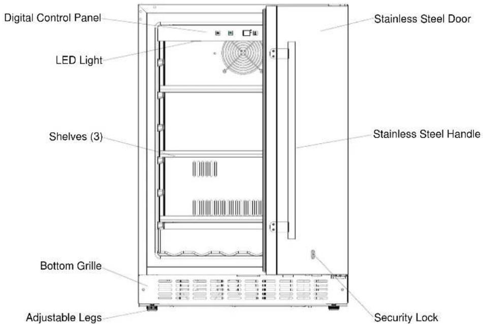 Summit ALFZ53Y - MODELS FF64B / FF64BSS - FROST-FREE REFRIGERATORS - 1