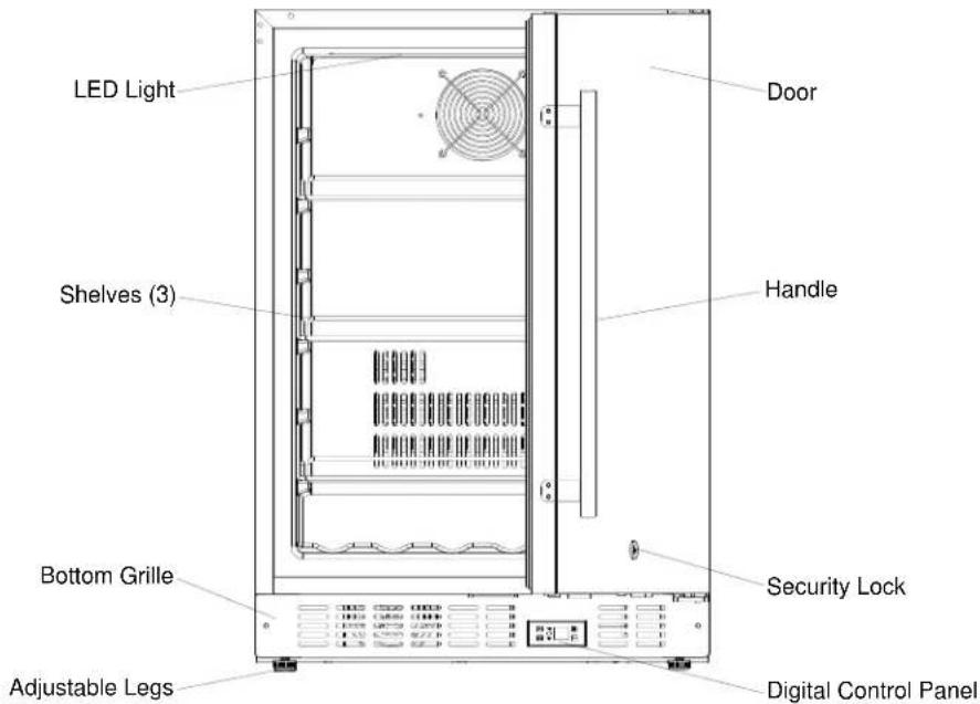 Summit ALFZ53Y - MODELS ALFZ53 / SCFF53BSSADA / LFZ24A / SCFF52W / SCFF53B / SCFF53BSS - FROST-FREE FREEZERS - 1