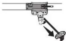CHAMBERLAIN C1000C - POUR RECONNECTER LE CHARIOT - 1
