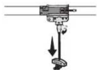 CHAMBERLAIN D1000C - DÉCONNECTER LE CHARIOT - 1