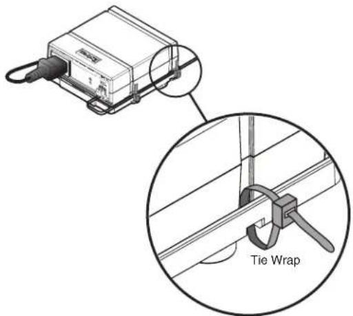 Extron UPI 100 - Using Tie Wraps for Cable Strain Relief - 1