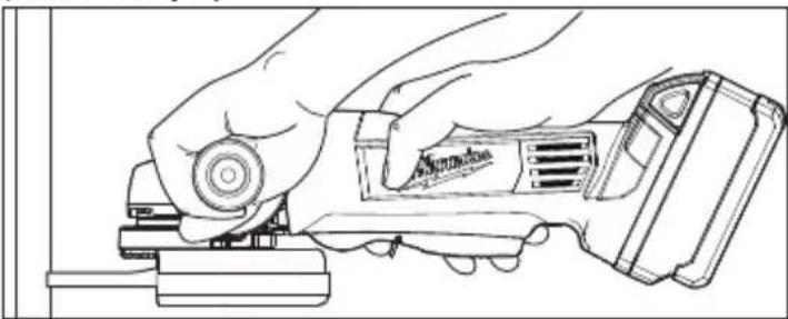 MILWAUKEE M18 2680-20 - AWARNING The guard type must match the wheel type to provide maximum protection for the operator if the wheel should break. - 1
