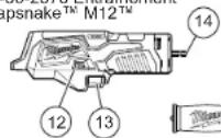 MILWAUKEE M12 Trapsnake 2577-21 - PICTOGRAPHIE - 5
