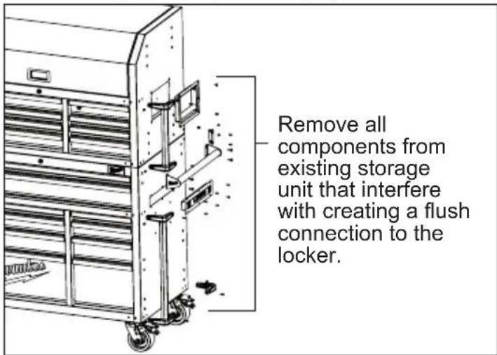 MILWAUKEE 48-22-8586 - Connecting to Compatible MILWAUKEE Steel Storage - 1