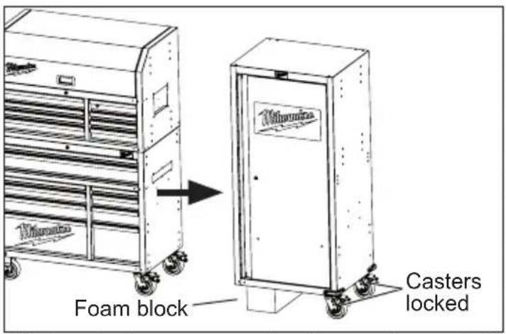 MILWAUKEE 48-22-8586 - Connecting to Compatible MILWAUKEE Steel Storage - 3
