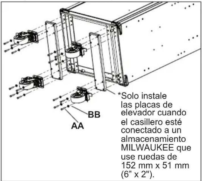 MILWAUKEE 48-22-8586 - ▲PRECAUCIÓN Es posible que sea necesario que participen dos personas para realizar la instalación. - 1