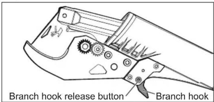 MILWAUKEE M18 3008-20 - Using the Branch Hook - 1