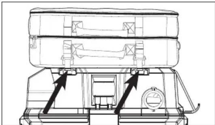 MILWAUKEE M18 Fuel NEXUS 0920-20 - Installation / enlèvement de la sacoche de rangement pour accessoires - 1