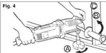 MILWAUKEE 1680-20 - Maintien ferme pour une rotation avant - 1