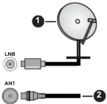 PANASONIC TV-50W83AE6 - Antennanslutting - 1
