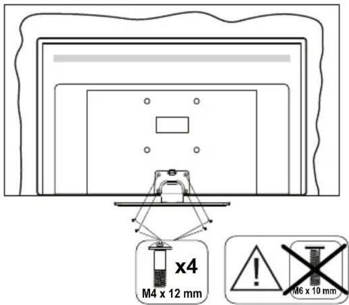 PANASONIC TV-50W83AE6 - Jalustan asennus - 3