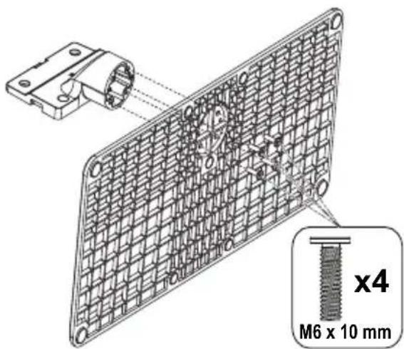 PANASONIC TV-50W83AE6 - Assembling the pedestal - 1