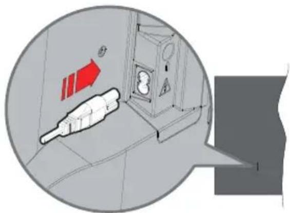 PANASONIC TV-50W83AE6 - Connect power - 1
