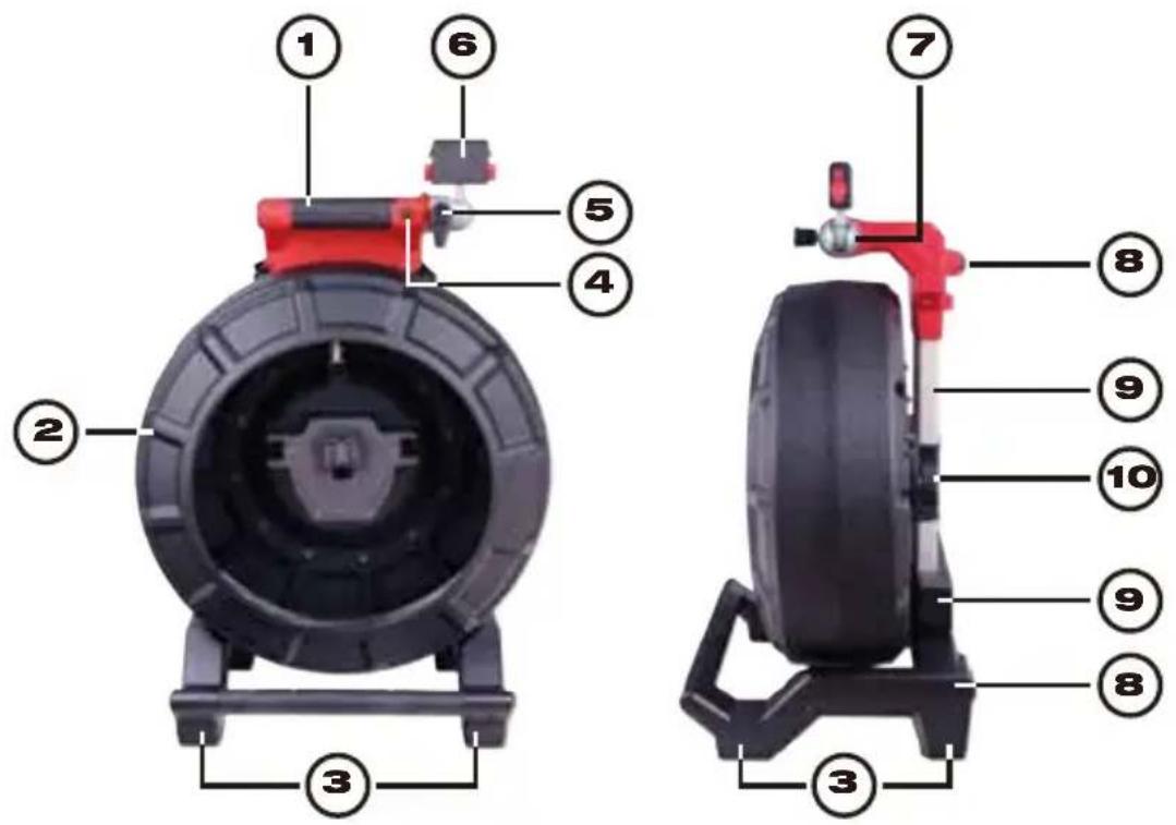 MILWAUKEE M18 2970-20 - 120' Mid-Stiff Pipeline Inspection Reel Overview - 1