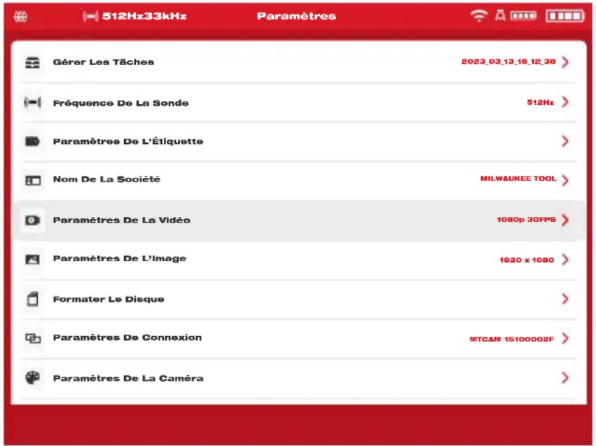 MILWAUKEE M18 2970-20 - Paramètres de la vidéo - 1