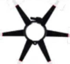 MILWAUKEE M18 2970-20 - Ajuste del patín tipo estrella - 3