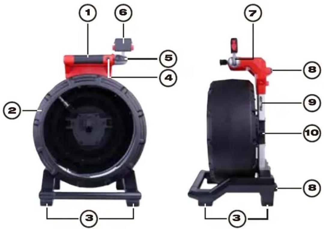 MILWAUKEE M18 2970-20 - 100' Flexible Pipeline Inspection Reel Overview - 1