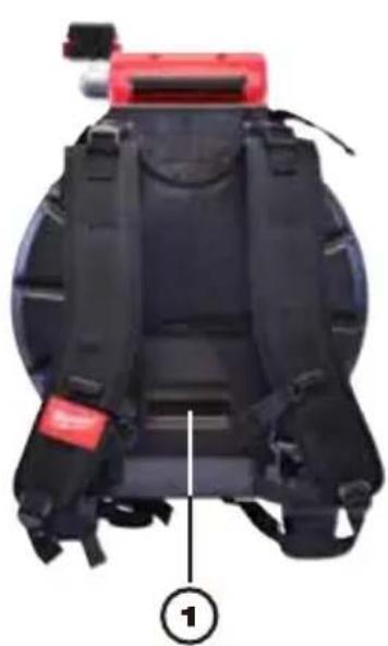 MILWAUKEE M18 2970-20 - Installing the Backpack Plate – 100' Flexible and 120' Mid-Stiff Pipeline Inspection Reel - 1