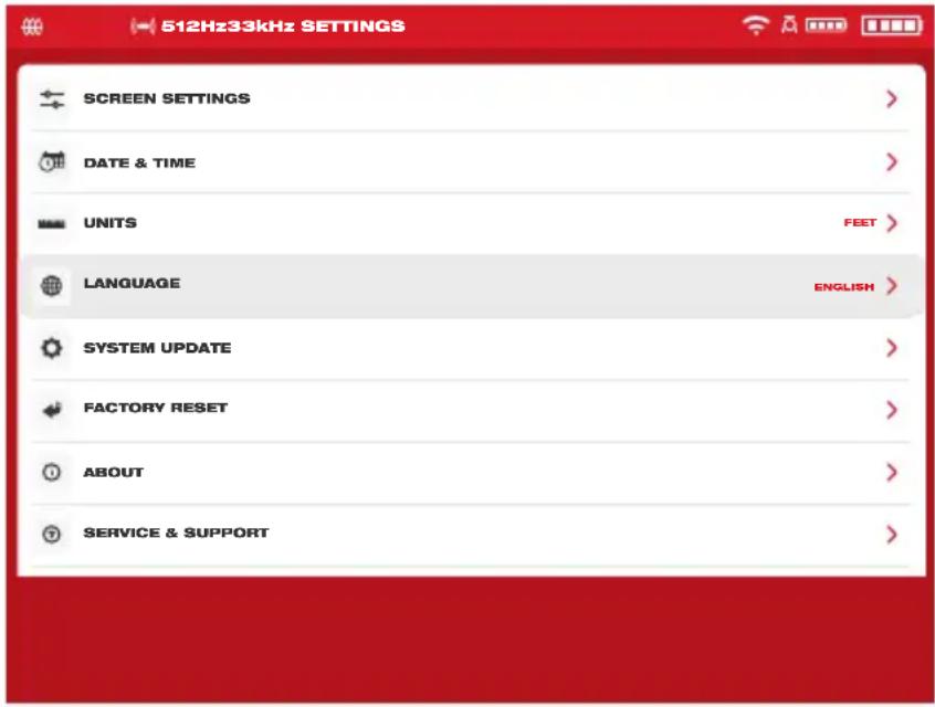 MILWAUKEE M18 2970-20 - Setting the M18™ Wireless Monitor Language - 1