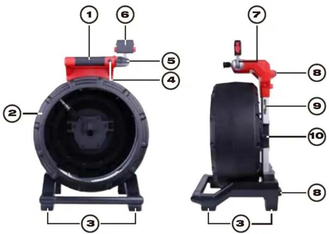 MILWAUKEE M18 2970-20 - Generalidades del tiralíneas de inspección de tuberías flexibles de 30.5 m (100') - 1