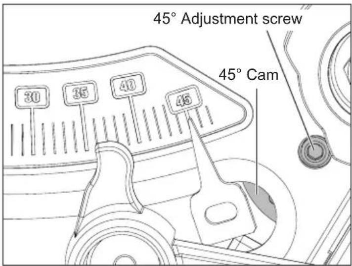 MILWAUKEE M18 Fuel ONE-KEY 2736-20 - To check for 45°: - 2