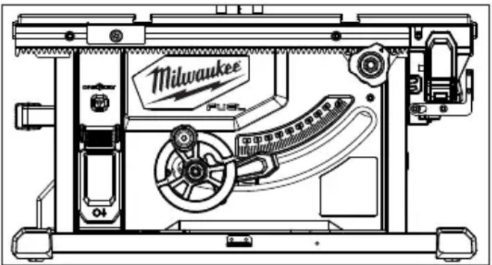 MILWAUKEE M18 Fuel ONE-KEY 2736-20 - Pour remiser le guide : - 1