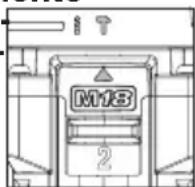 MILWAUKEE M18 3601-20 - Selección del modo de percusión, perforación y atornillamiento - 1